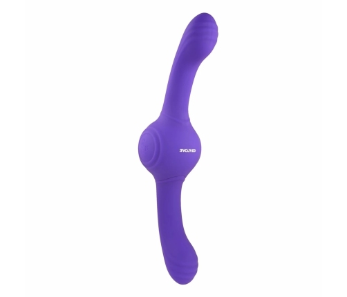 Evolved Our Gyro Vibe Dual-Ended Flexible Silicone Massager Purple
