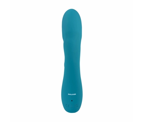 Evolved Fierce Flicker Silicone Intimate Device with Triple Tip, Purple