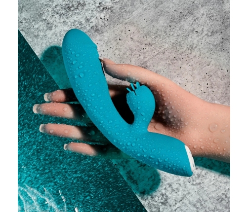 Evolved Fierce Flicker Silicone Intimate Device with Triple Tip, Purple