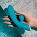 Evolved Fierce Flicker Silicone Intimate Device with Triple Tip, Purple