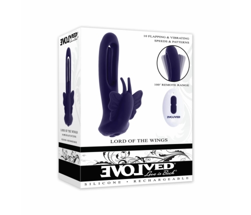 Evolved Lord of the Wings Intimate Device with Remote, Pink, 30m Range