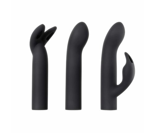 Evolved Four Play Multi-Attachment Intimate Vibration Set, Copper/Black