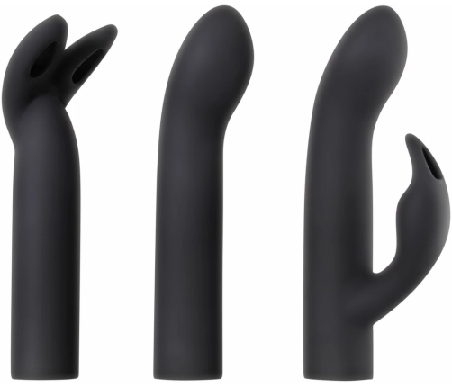 Evolved Four Play Multi-Attachment Intimate Vibration Set, Copper/Black