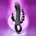 Evolved Trifecta Multi-Motor Silicone Vibrator Black Waterproof