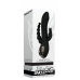 Evolved Trifecta Multi-Motor Silicone Vibrator Black Waterproof
