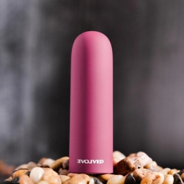 Evolved Mighty Thick Compact Vibrating Bullet, Pink, USB Rechargeable