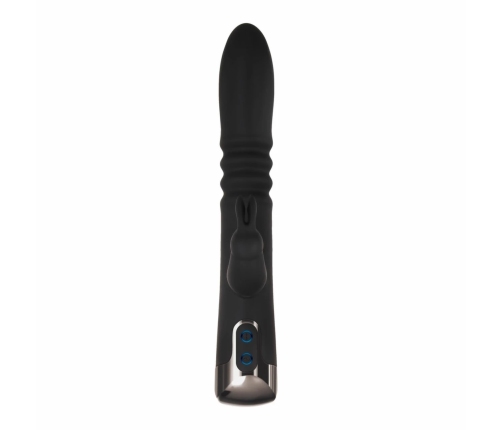 Evolved Rapid Rabbit Black Intimate Thrusting & Vibration Device