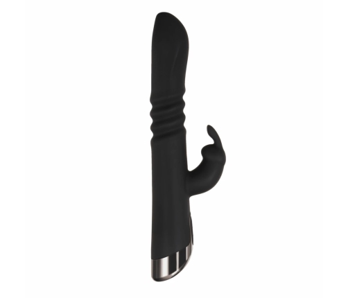 Evolved Rapid Rabbit Black Intimate Thrusting & Vibration Device