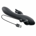 Evolved Rabbit Hole Dual-Action Intimate Device Black Silicone