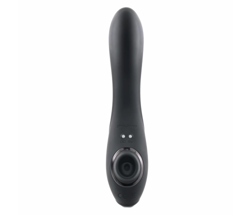 Evolved Rabbit Hole Dual-Action Intimate Device Black Silicone