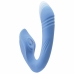 Evolved Tap and Thrust Light Blue Dual Motor Intimate Device Silicone