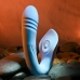 Evolved Tap and Thrust Light Blue Dual Motor Intimate Device Silicone