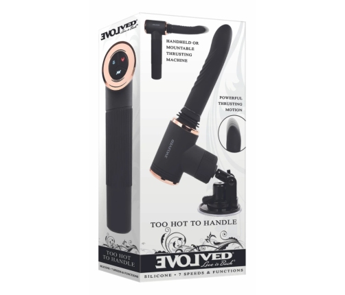 Evolved Too Hot To Handle Intimate Device Black 7 Modes Heating Function