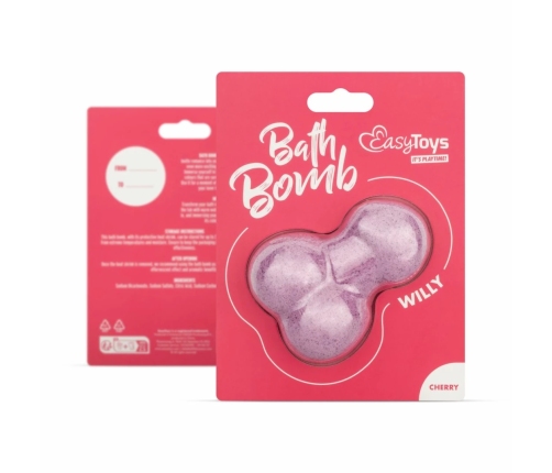 Boners Bath Bomb Cherry Scented - Intimate Spa Delight 130g