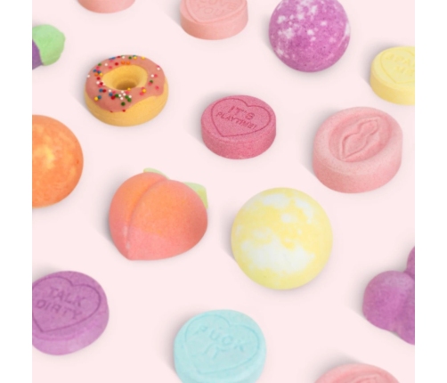 Love to Love Bath Bomb Rose Scented Female Form 90g