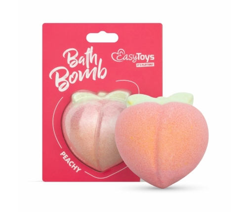 Easytoys Peachy Bath Bomb - Fruity Aroma Relaxation Sphere 150g