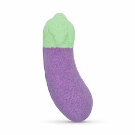 Gift Republic Eggplant-Shaped Bath Bomb, Berry Scent, 120g