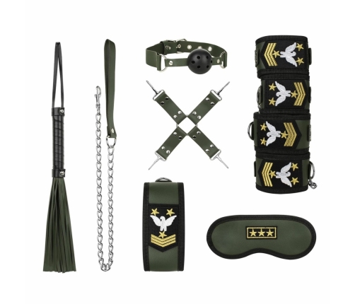 Hidden Desire 8-Piece Discipline Kit - Premium Military-Inspired Set
