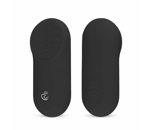 EasyToys Remote Control Vibrating Egg Black - 10 Modes, 20m Range