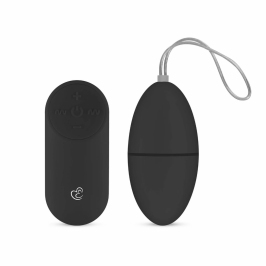 EasyToys Remote Control Vibrating Egg Black - 10 Modes, 20m Range