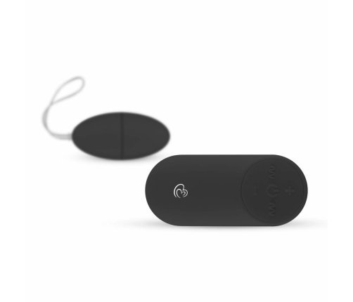 EasyToys Remote Control Vibrating Egg Black - 10 Modes, 20m Range