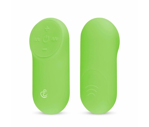 EasyToys Vibrating Egg Green - Wireless Remote, 10 Modes, Compact Design