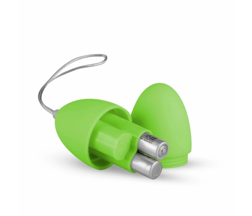 EasyToys Vibrating Egg Green - Wireless Remote, 10 Modes, Compact Design