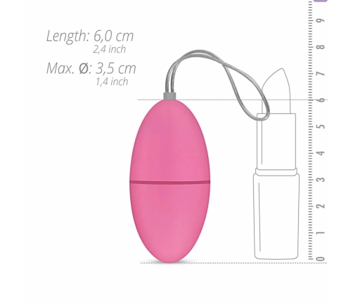 EasyToys Vibrating Egg Pink Remote Control 10-Mode Waterproof 8718627521946
