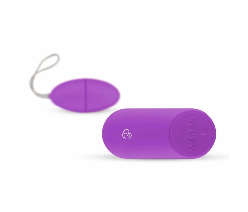 EasyToys Vibrating Egg Remote Control Purple - Compact Wireless Model