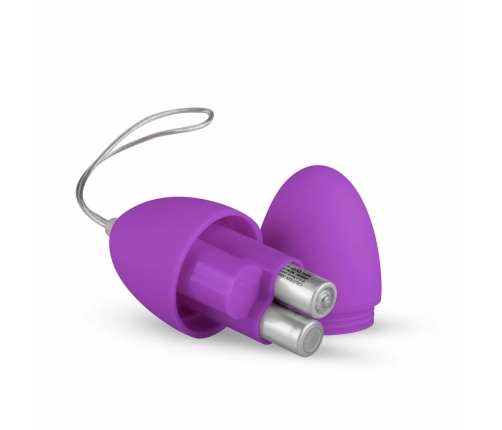 EasyToys Vibrating Egg Remote Control Purple - Compact Wireless Model