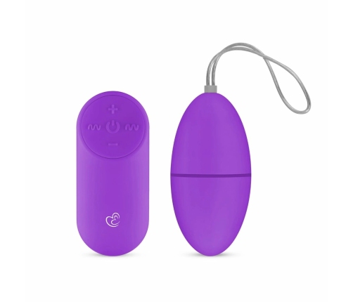 EasyToys Vibrating Egg Remote Control Purple - Compact Wireless Model