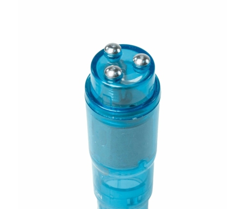 EasyToys Pocket Rocket Blue - Compact Multi-Attachment Massager