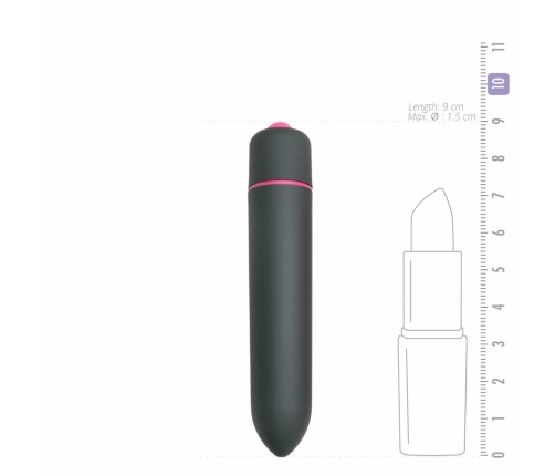 Easytoys 10-Speed Black Mini Vibration Device - Compact Power Model