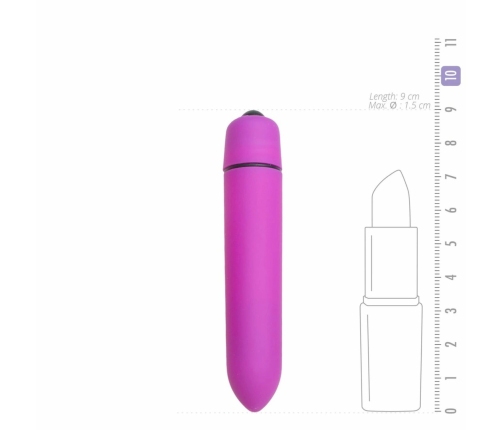 EasyToys 10-Speed Compact Bullet Vibrator - Purple, Pocket-Size Model