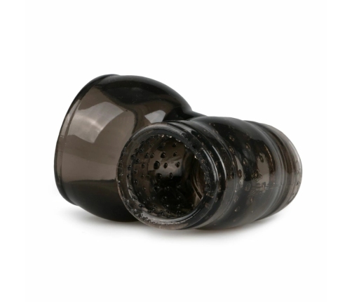 EasyToys Black Silicone Wand Attachment - Anatomical Extension