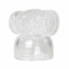 EasyToys Transparent Attachment for Wand Massagers - Flexible Sleeve Accessory