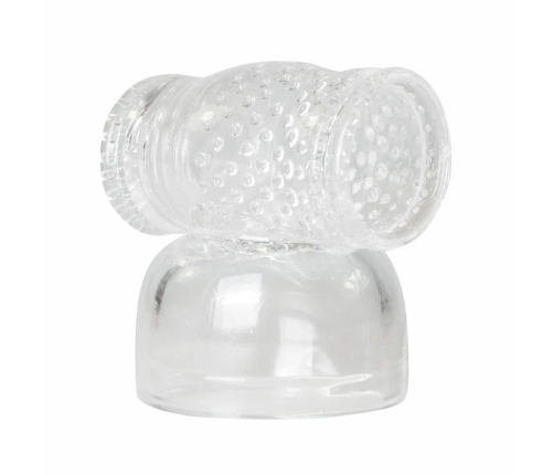 EasyToys Transparent Attachment for Wand Massagers - Flexible Sleeve Accessory