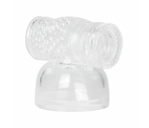 EasyToys Transparent Attachment for Wand Massagers - Flexible Sleeve Accessory