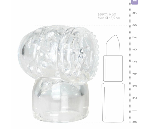 Easytoys Wand Attachment for Men Transparent Massage Accessory