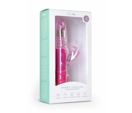 Easytoys Pink Butterfly Vibrator Multi-Speed Waterproof Model