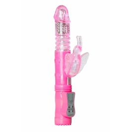 Easytoys Pink Butterfly Vibrator Multi-Speed Waterproof Model