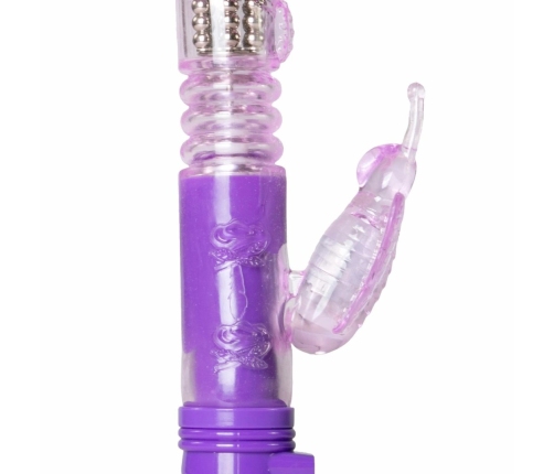 Easytoys Vibe Purple Butterfly Multi-Speed Silicone Vibrator Waterproof