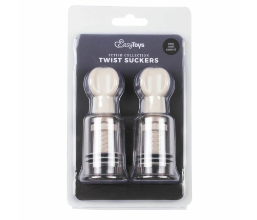 EasyToys Compact Suction Set for External Stimulation - 2 pcs