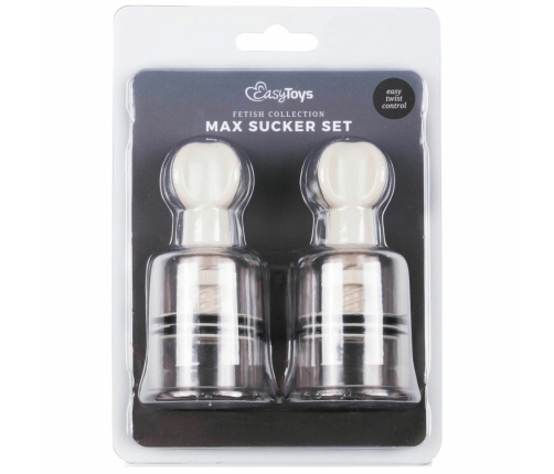 EasyToys Sensual Vacuum System Medium - 2-Piece Stimulation Set