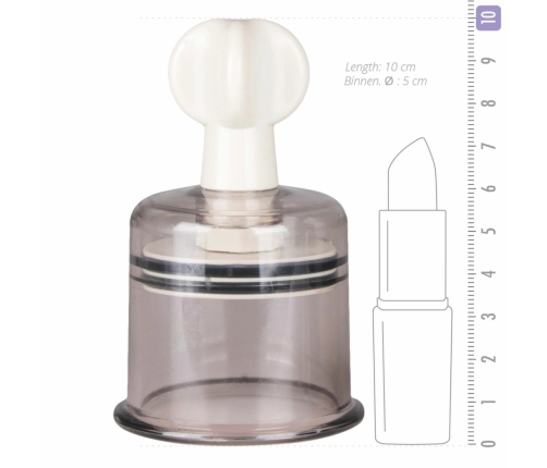 EasyToys Large Vacuum Suction Cups Set for Body Stimulation 2 pcs