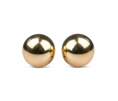 EasyToys Gold Ben Wa Balls 25mm - Premium Pelvic Muscle Trainer
