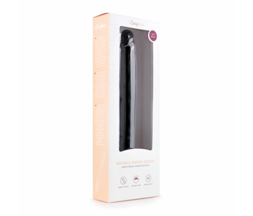 EasyToys Silicone Double-Ended Flexible Intimate Toy 45 cm Black