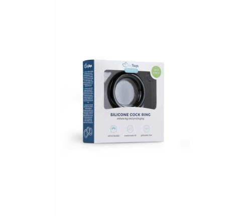 EasyToys Silicone Ring Black Medium - Flexible Comfort System