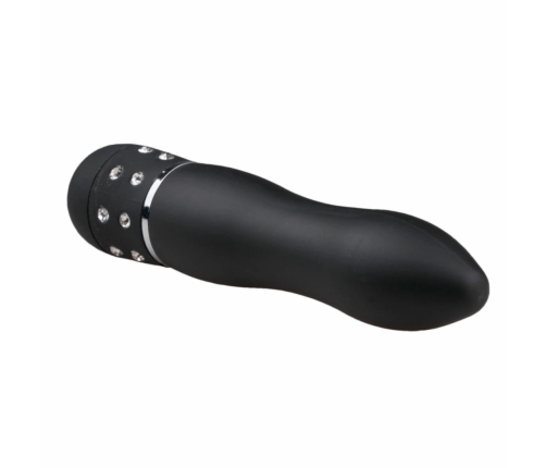 Love Diamond Black Intimate Device Textured Multi-Speed 13 cm