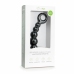 Sinner Gear Silicone Beaded Plug with Finger Loop - Black, Medium Size